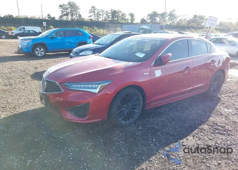 2019 Acura Ilx Premium A-Spec Packages/Technology A-Spec Packages from USA, damaged, VIN 19UDE2F82KA008708
